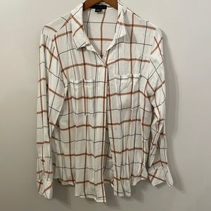 Copper and Black Plaid Flannel